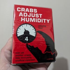 Crabs Adjust Humidity Volume 4 CAH Expansion Pack Card Game New!